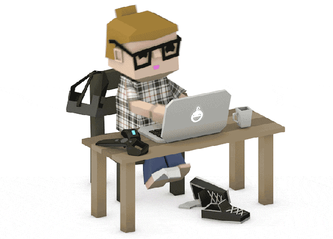 Programmer Character GIF