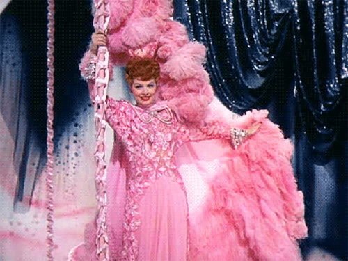 Lucille Ball Pink GIF