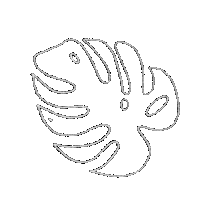 Beach Leaf Sticker