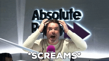 Scared Dave Berry GIF by AbsoluteRadio
