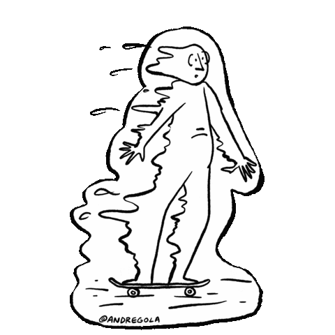 Skate Skating Sticker by andregola