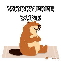 Meditating Good Vibes Sticker by WorkBeaver