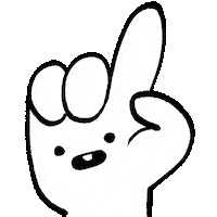 Arrow Hand Sticker