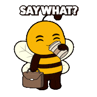 Excuse Me What Sticker by Plan Bee Studios