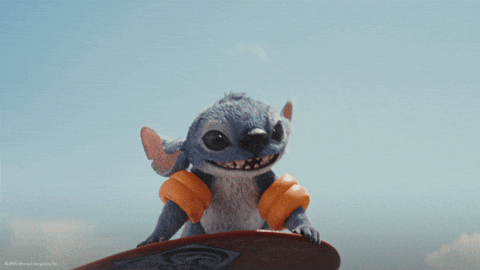 Lilo And Stitch Ocean GIF by Walt Disney Studios