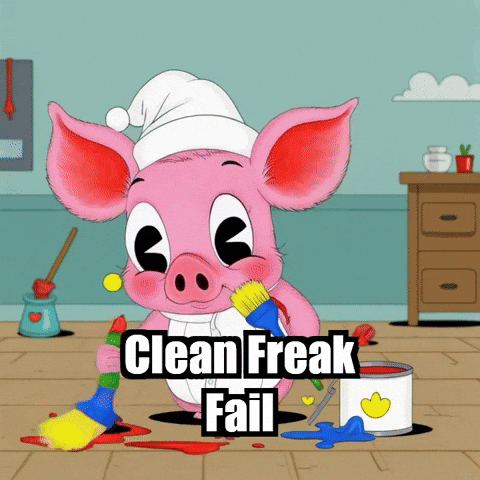 Kitchen Cleaning GIF by The Pigasso