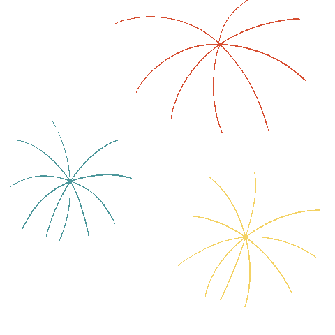 New Year Sparkle Sticker