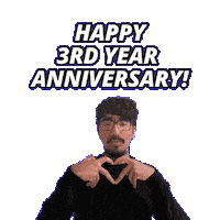 3Rd Anniversary Sticker