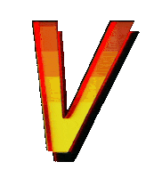Glitch V Sticker by #BASILIO
