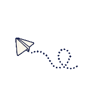 Paperplane Sticker