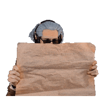 Squinting What The Hell Sticker