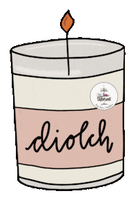 littlebitdifferentcandles diolch lbdc little bit different littlebitdifferentcandles Sticker