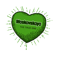 Moskovskaya party drink herz vodka Sticker