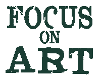 Focus On Art Sticker by Marija Crow