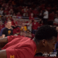 Iowa State Jump GIF by CyclonesTV