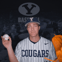 Sport Baseball GIF by BYU Cougars
