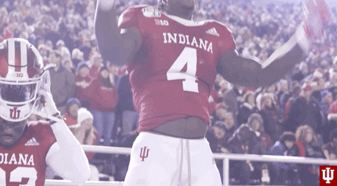 Yell College Football GIF by Indiana Hoosiers