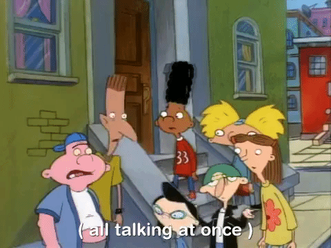 hey arnold nick splat GIF