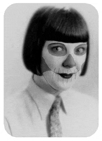 marcellemorgan woman vintage photography skeleton GIF