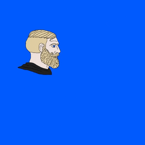 basedchadhq giphyupload meme crypto chad GIF