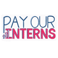 payourinterns money college boss working Sticker