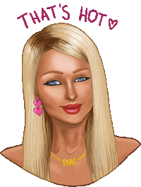 Paris Hilton Sticker by nath araujo