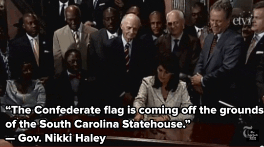 confederate flag news GIF