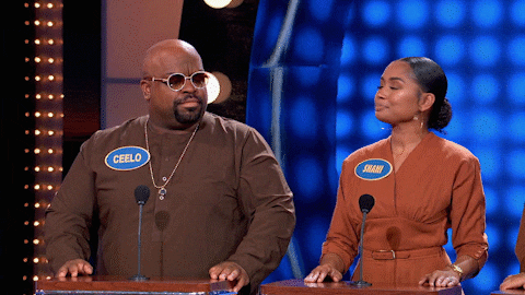 Celebrity Family Feud No GIF by ABC Network