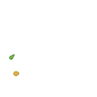 Wither Green Leaf Sticker