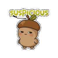 Suspicious Sticker Sticker