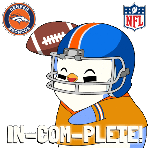 Denver Broncos Football Sticker by Pudgy Penguins