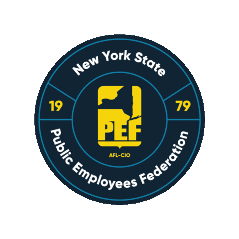 NYSPUBLICEMPLOYEESFEDERATION giphyupload union union strong pef Sticker