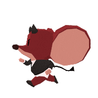 Devil Mouse Sticker