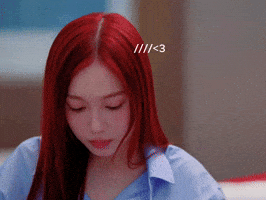 Blushing Not Funny GIF