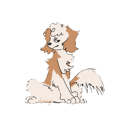 ChipTheDragon giphyupload cavalier cavalierkingcharlesspaniel chipthedragon Sticker