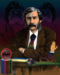 ericedelman rainbow star man hand GIF