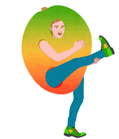 Mango Juice Mascot Sticker by Kiri Mioki