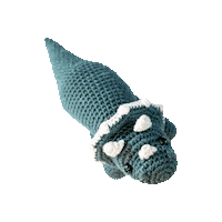 Dino Crochet Sticker by A la Sascha