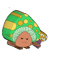 psicocandis psicodelia trufa psicocandis maakali Sticker