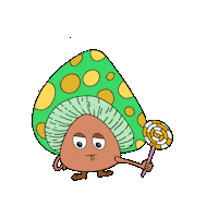 psicocandis psicodelia trufa psicocandis maakali Sticker