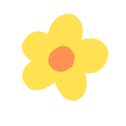 chamaliishere love flower yellow colorful Sticker