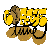 Coffee Yo Sticker by Yobi Scribes