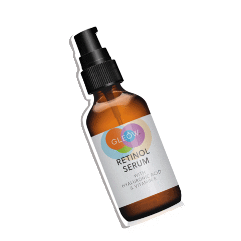 gleow glow serum retinol gleow Sticker