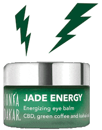 sonyadakarskin skincare energy cbd jade Sticker