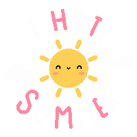 Summer Calor Sticker by Capivarinha