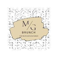 MGBrunch brunch mg brunch brunchathome brunch lovers Sticker