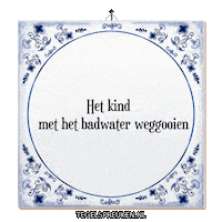 Kind Verandering Sticker by Tegelspreuken.nl