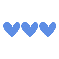 volgch blue hearts volg volgch volgherze Sticker