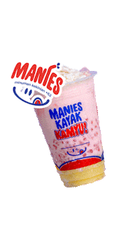maniesofficial drink maniesofficial maniesid Sticker