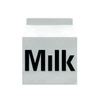 Milk Carton 3D Sticker by Milk Makeup